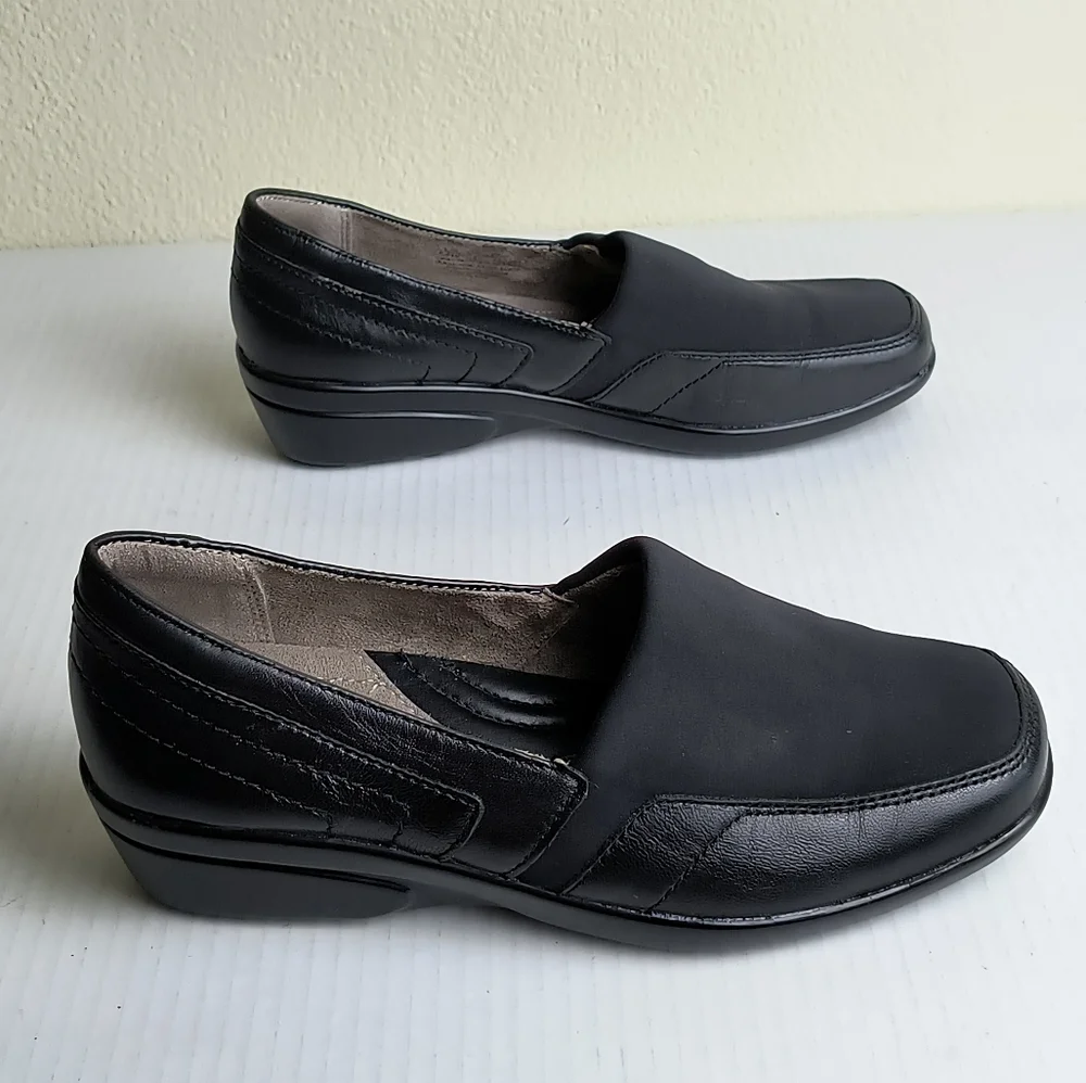 Naturalizer Wilma 7.5W Black Comfort Slip On Loafer Shoes  Casual